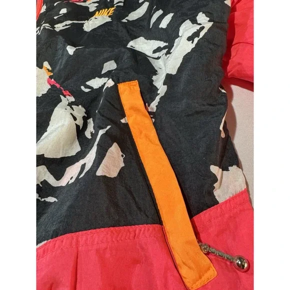 VTG 80s/90s NIKE Elite Color Block Colorful Windbreaker Track Jacket S Full Zip - Picture 4 of 13